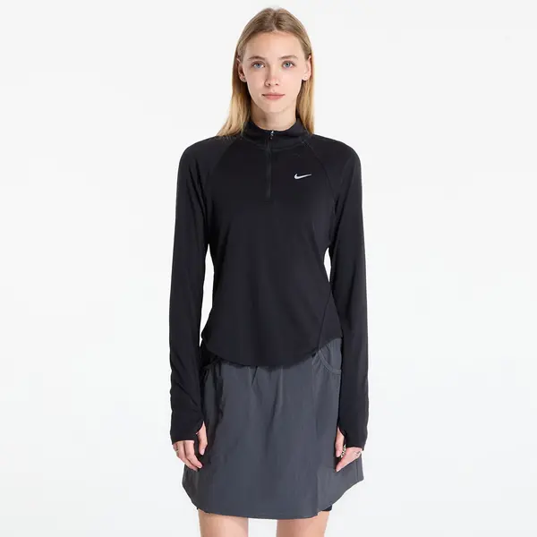 Nike Тениска Nike Tempo Women's Dri-FIT 1/4-Zip Running Top Black/ Reflective Silv M