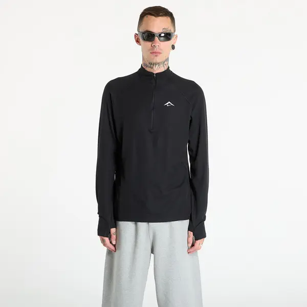 Nike Тениска Nike Trail Men's Dri-FIT 1/2-Zip Mid Layer Top Black/ Summit White L