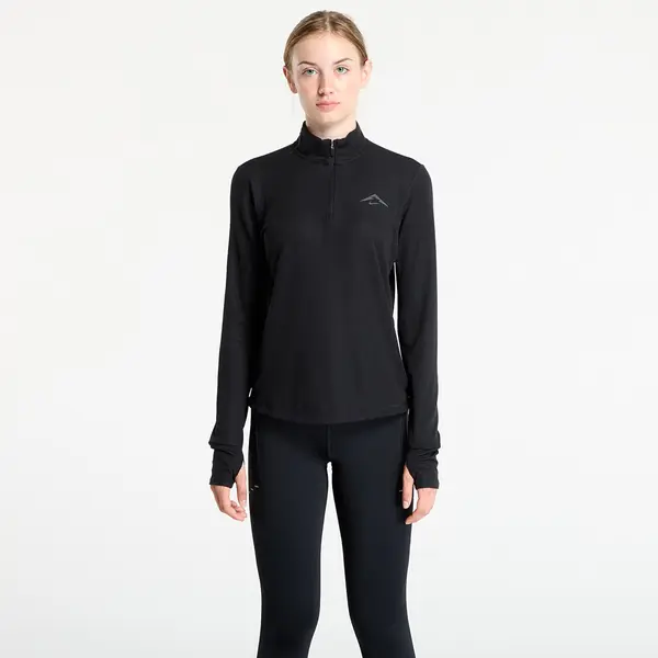 Nike Тениска Nike Trail Women's Dri-FIT 1/4-Zip Running Mid-Layer Top Black/ Black M
