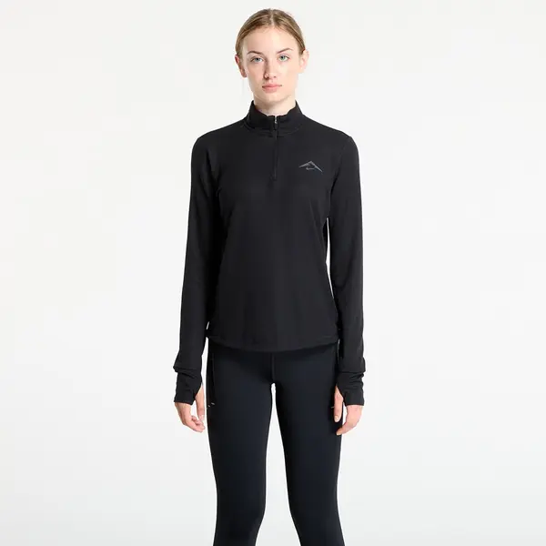 Nike Тениска Nike Trail Women's Dri-FIT 1/4-Zip Running Mid-Layer Top Black/ Black S