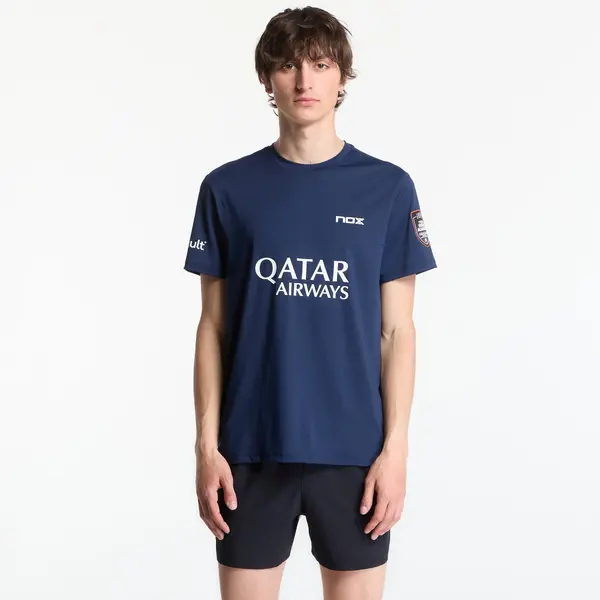 NOX Тениска Nox Sponsors At10 T-Shirt Dark Blue S