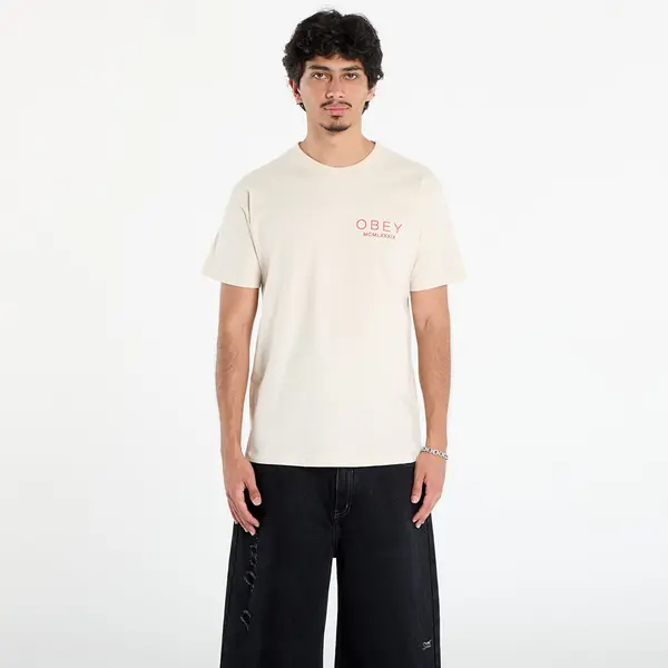 OBEY Clothing Тениска OBEY Bella Maximus T-Shirt Cream M