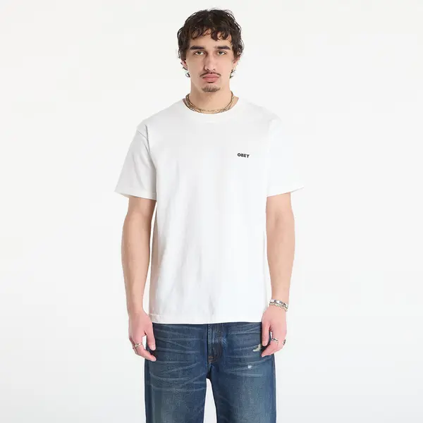 OBEY Clothing Тениска OBEY Bold Icon Face Pigment Vintage White XL