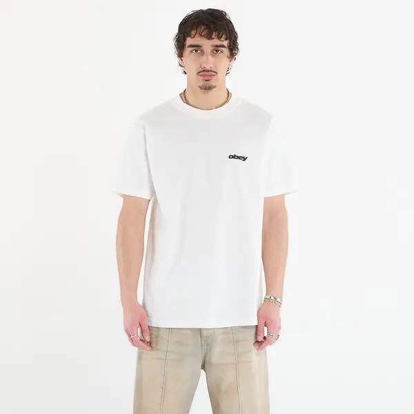 OBEY Clothing Тениска OBEY Bounce Pigment Vintage White L