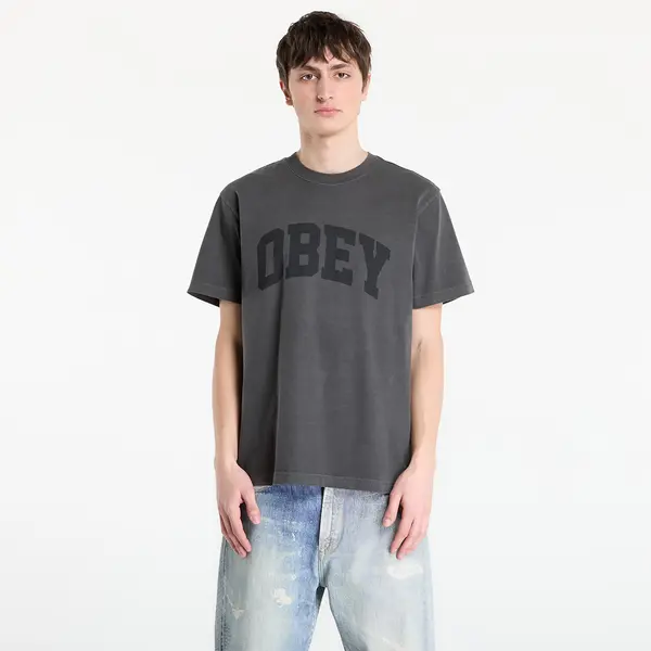 OBEY Clothing Тениска OBEY Collegiate Pigment Tee Pigment Stretch Limo L