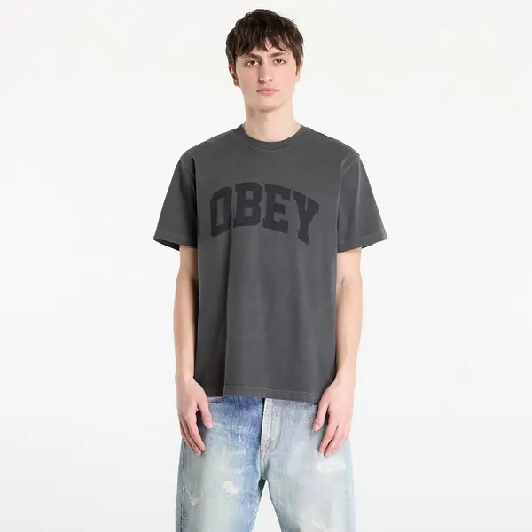 OBEY Clothing Тениска OBEY Collegiate Pigment Tee Pigment Stretch Limo XL