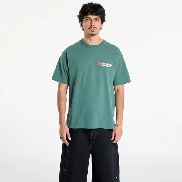 OBEY Clothing Тениска OBEY Design Industries T-Shirt Pigment Rain Forest M