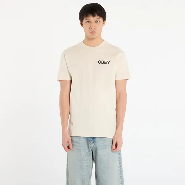 OBEY Clothing Тениска OBEY Doberman Classic T-Shirt Cream L