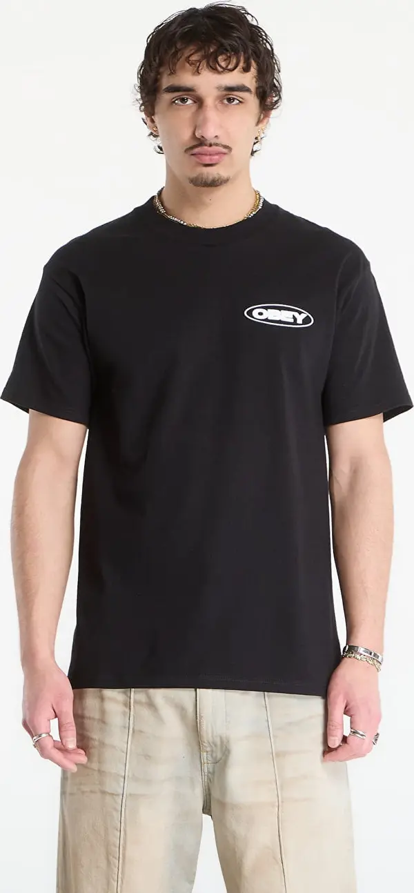 OBEY Clothing Тениска OBEY Global Impact Black M