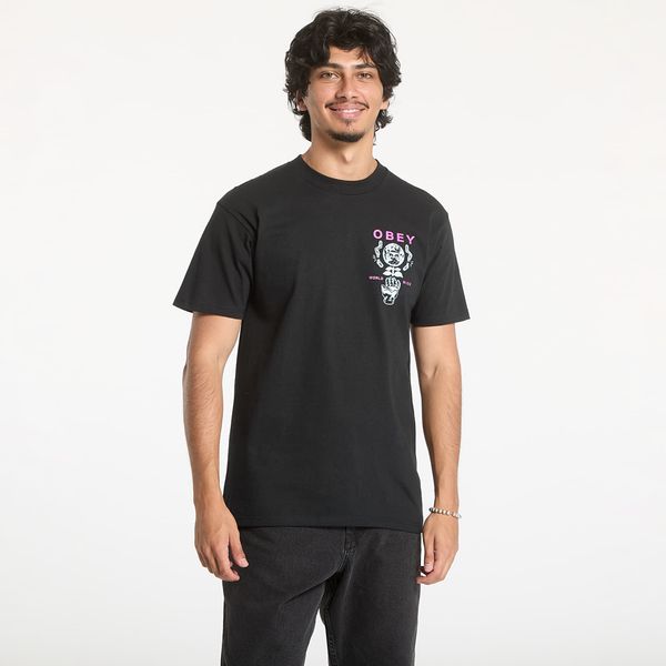 OBEY Clothing Тениска OBEY Helping Hand Black S