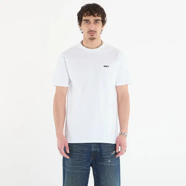 OBEY Clothing Тениска OBEY In Bloom White M