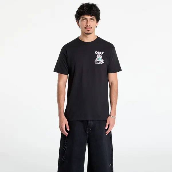 OBEY Clothing Тениска OBEY Love & Unity Now T-Shirt Black L
