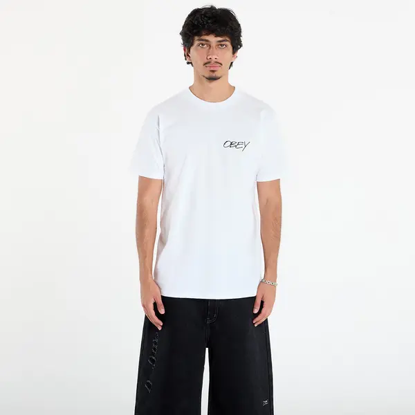 OBEY Clothing Тениска OBEY Poppies T-Shirt White S