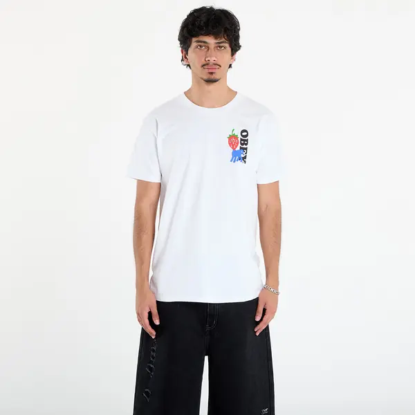 OBEY Clothing Тениска OBEY Strawberry T-Shirt White L