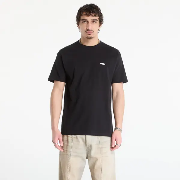 OBEY Clothing Тениска OBEY The Medium Is The Message Black XXL