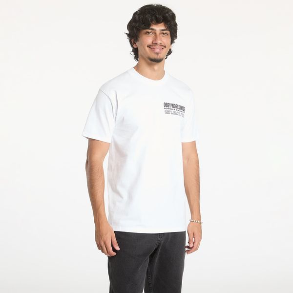 OBEY Clothing Тениска OBEY Worldwide Power & Equalit White S