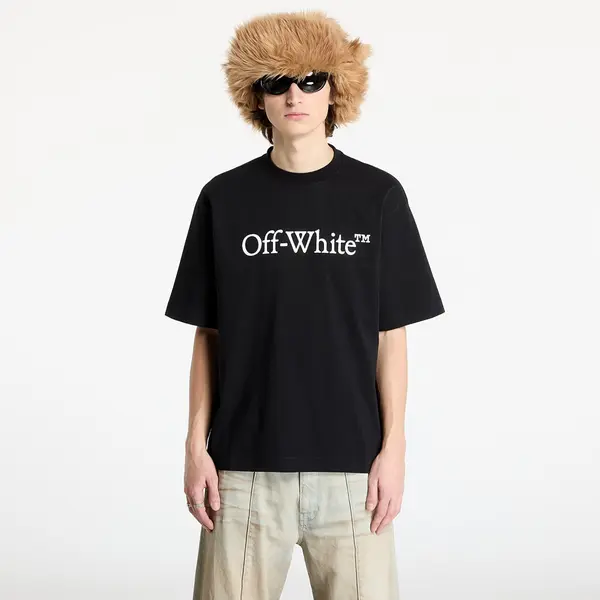 Off-White Тениска Off-White Big Bookish Skate S/S Tee Black White XL