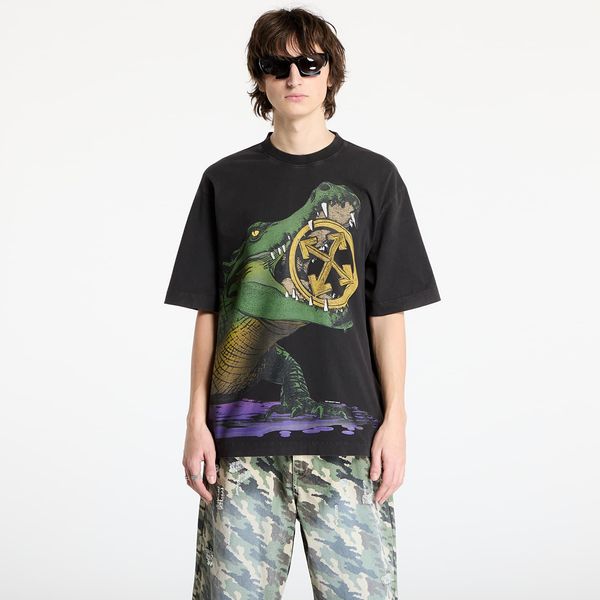 Off-White Тениска Off-White Big Croco Skate S/S Tee Vintage Black M