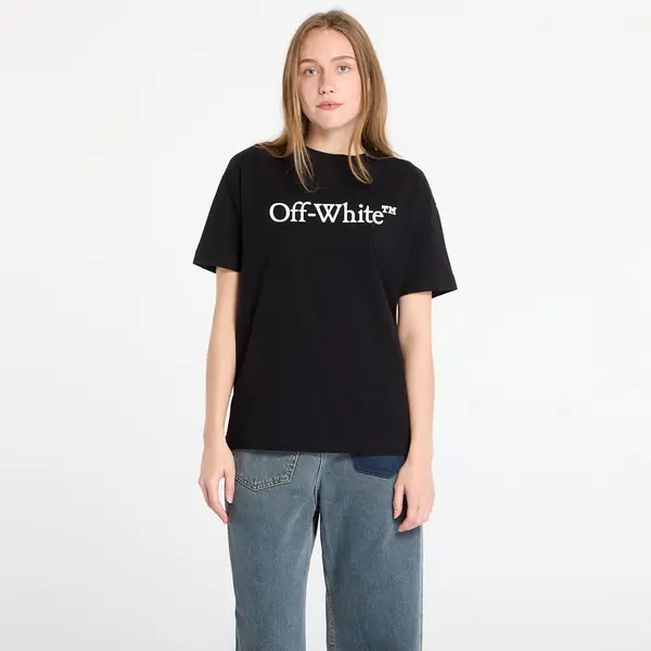 Off-White Тениска Off-White Big Logo Bookish Casual Tee Black/ White M