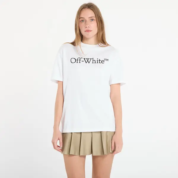 Off-White Тениска Off-White Big Logo Bookish Casual Tee White/ Black M