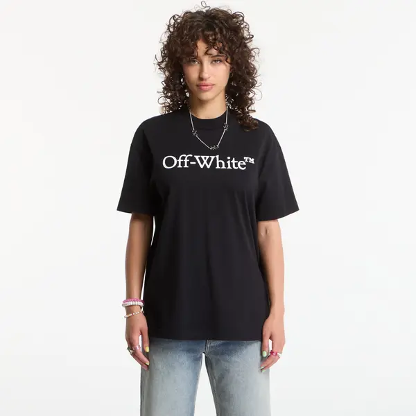 Off-White Тениска Off-White Big Logo Bookish Regular Tee Black M