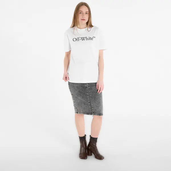 Off-White Тениска Off-White Big Logo Bookish Regular Tee White XS