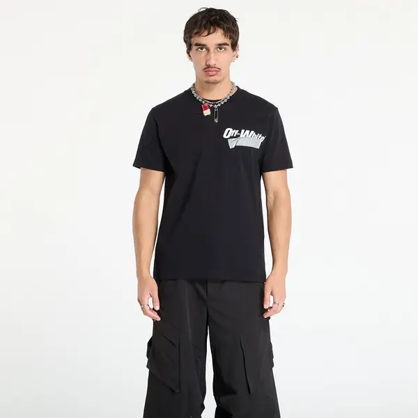 Off-White Тениска Off-White Cupid Tape Slim S/S Tee Black/ White XXL