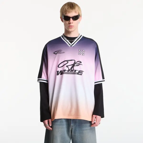 Off-White Тениска Off-White Degradè Soccer Tee UNISEX Bellini Black M