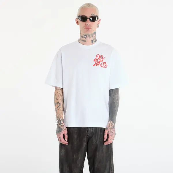 Off-White Тениска Off-White Grass Ink S/S Skate Tee White XXL