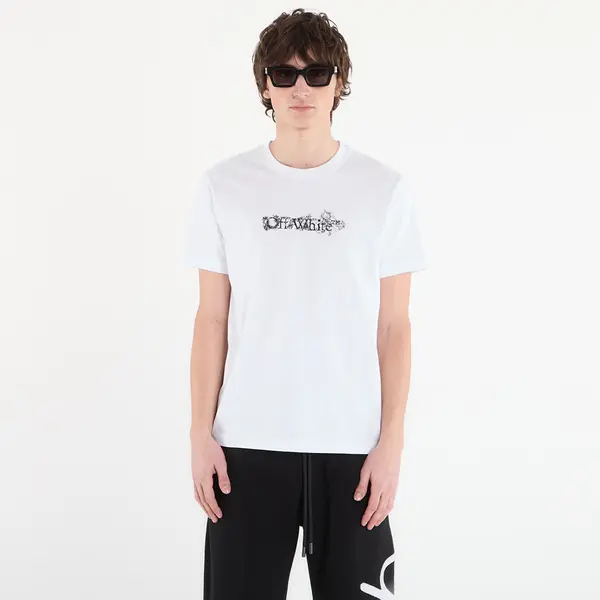 Off-White Тениска Off-White Heraldic Treshold Arrows S/S Slim Tee White XXL