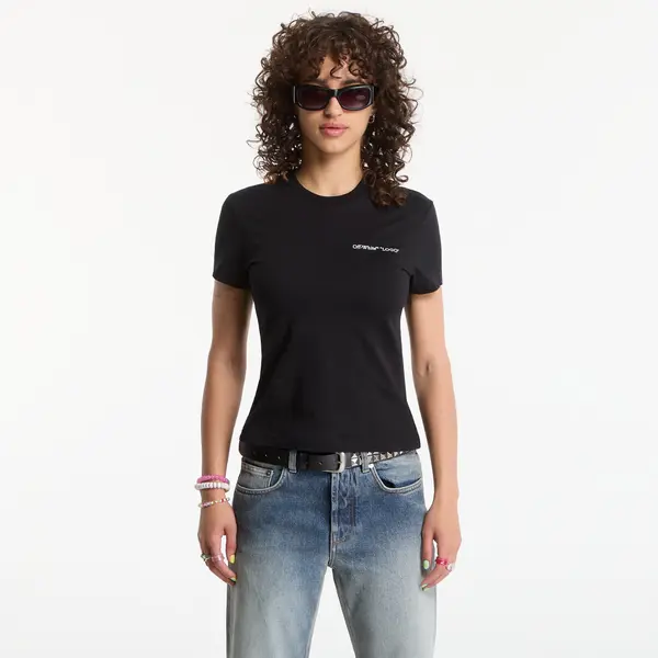 Off-White Тениска Off-White Logo Quote Fitted Tee Black L