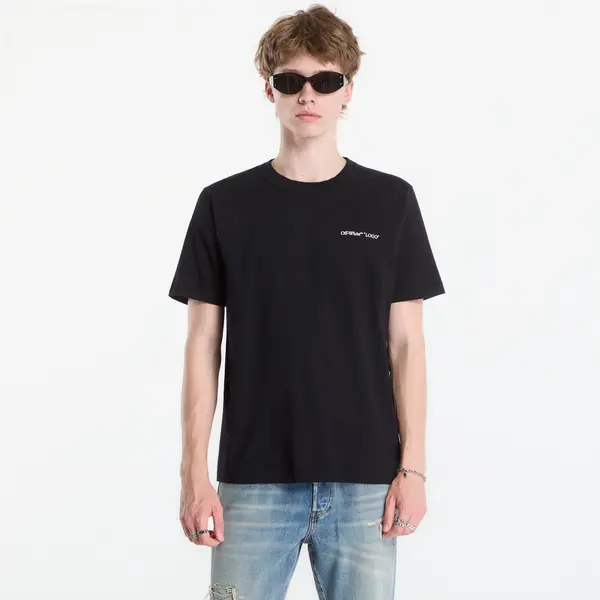 Off-White Тениска Off-White Logo Quote Regular S/S Tee UNISEX Black XL