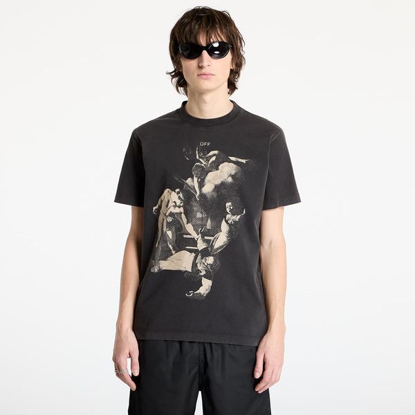 Off-White Тениска Off-White Martyrdom Slim S/S Tee Vintage Black S