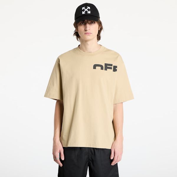 Off-White Тениска Off-White Off Shared Skate S/S Tee Creme Brulée M