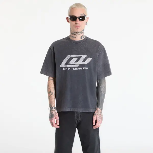 Off-White Тениска Off-White Ow Racing S/S Skate Tee Mareado Black S