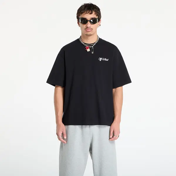 Off-White Тениска Off-White Script Skate S/S Tee Black/ White L
