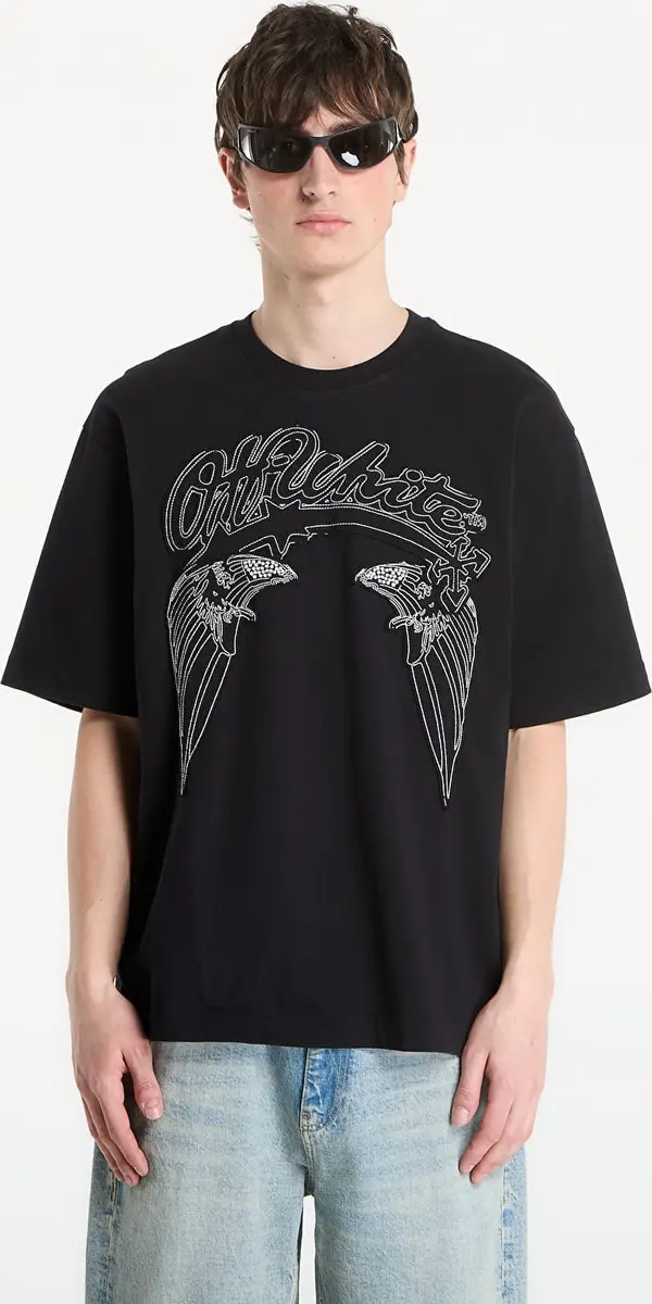 Off-White Тениска Off-White Skyline Skate S/S Tee UNISEX Black M