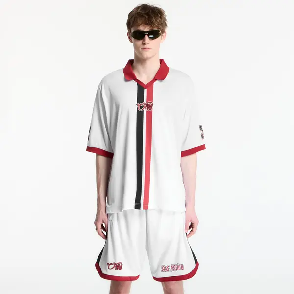 Off-White Тениска Off-White x AC Milan Arrow Tech T-Shirt UNISEX White/ Red XXL