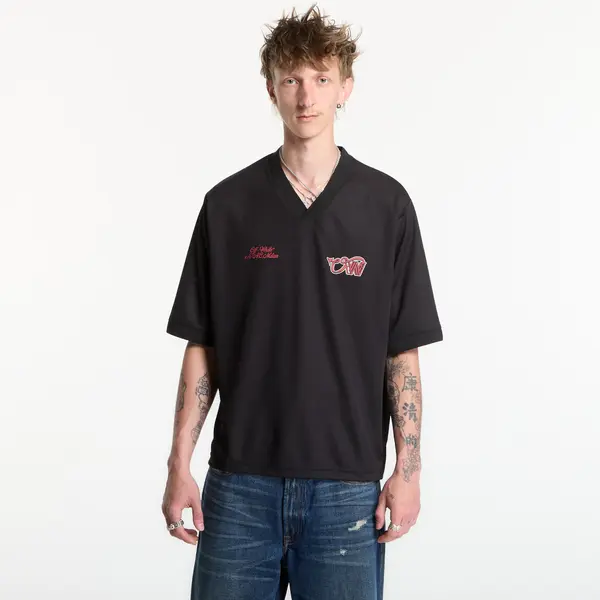 Off-White Тениска Off-White x AC Milan Tech T-Shirt UNISEX Black/ Red M