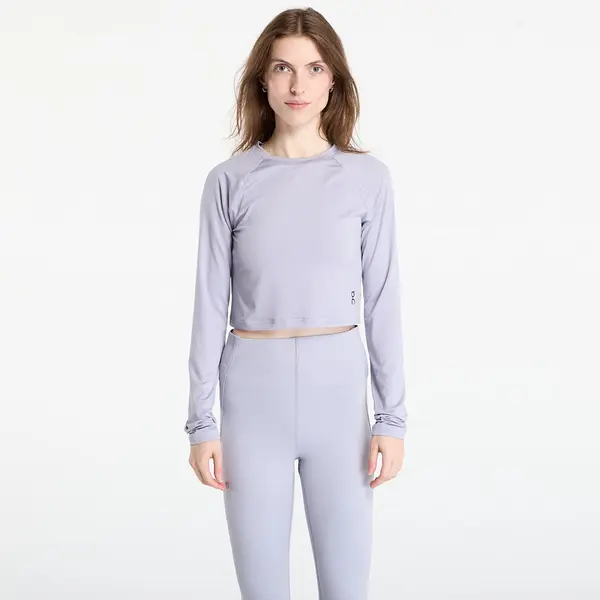 On Тениска On Studio Long Tee Crop Purple M