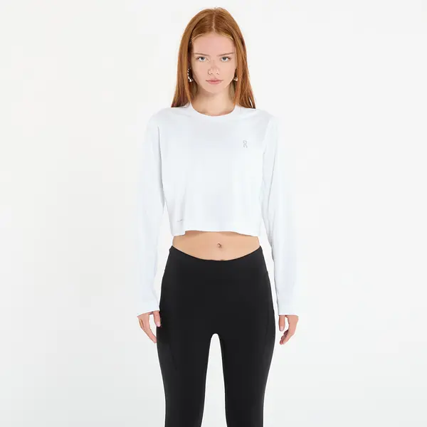 On Тениска On Train Long-T Crop Graphic White XS