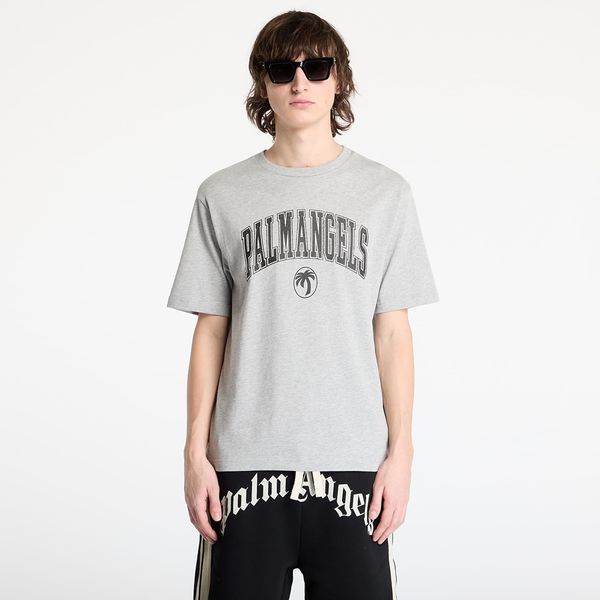 Palm Angels Тениска Palm Angels College Palm Slim Tee Grey Melange/ Black XXL