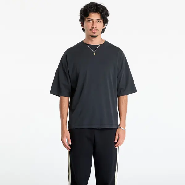 Palm Angels Тениска Palm Angels Curved Logo Loose Collar Tee Vintage Black/ Black M