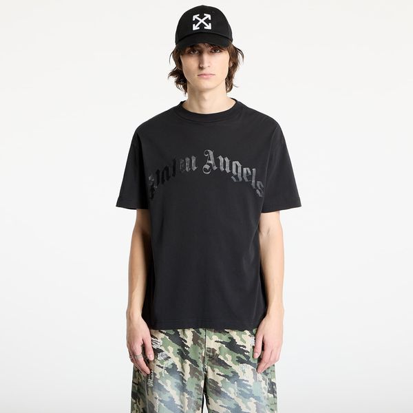 Palm Angels Тениска Palm Angels Curved Logo Tee Black/ Black XS