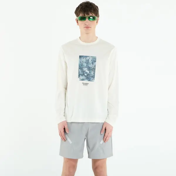 Pas Normal Studios Тениска Pas Normal Studios Off-Race Cotton Tech Graphic Long Sleeve T-Shirt Off White XL