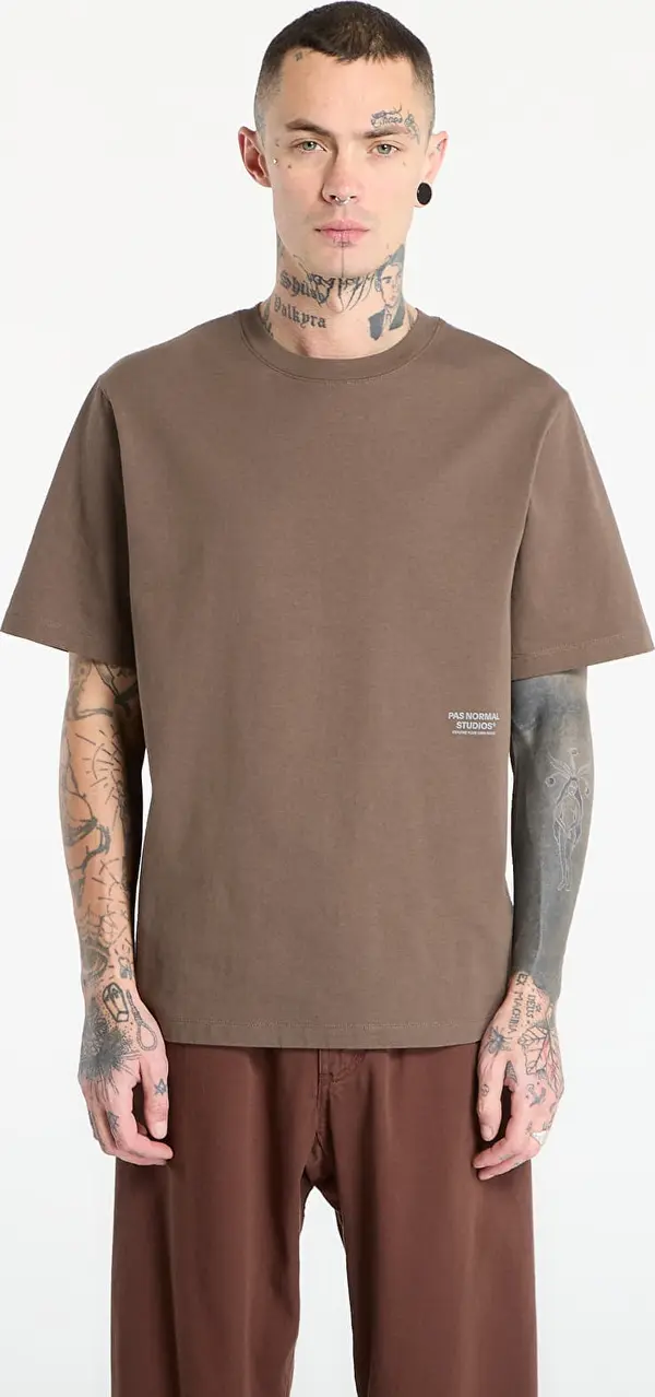 Pas Normal Studios Тениска Pas Normal Studios Off-Race T-Shirt UNISEX Ash Brown M