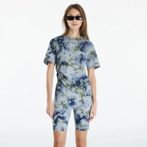 Patta Тениска Patta Femme Tie Dye Cropped Ruched T-Shirt Quarry XL