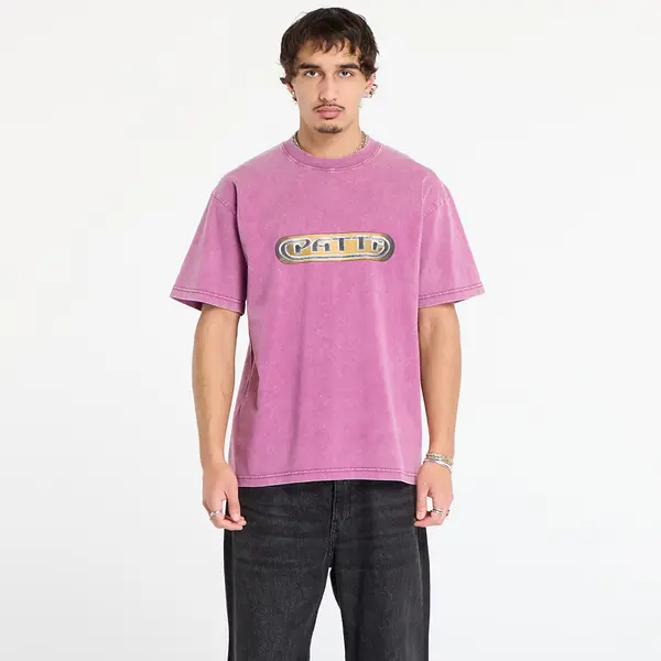 Patta Тениска Patta Gilded Acid Washed T-Shirt UNISEX Boysenberry L