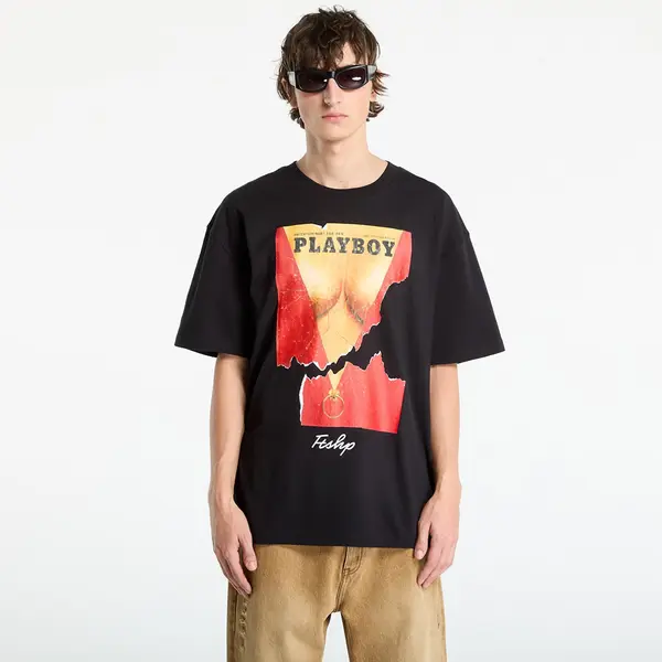 FTSHP Тениска Playboy x FTSHP Cover Tee 1973/7 UNISEX Black XXL