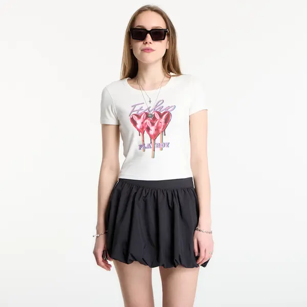 FTSHP Тениска Playboy x FTSHP Girls Shrunk Tee Lollies Off-White S